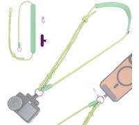 JJC Action Camera Phone Lanyard for DJI Osmo Action 6 5 Pro 4 3,Crossbody Phone Strap Ring for Gopro Hero 13 12 11 10 & Insta 360 Ace Pro 2,Adjustable Shoulder Strap with Cellphone Tether Tab (Green)