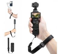 JJC Adjustable Wrist Strap for DJI Osmo Pocket 3,Nylon Hand Strap with 1/4" 20 Screw for Insta360 X5 X4 Air X3,Quick Release Wristband Lanyard for Osmo Mobile 8 7P Phone Gimbal Stabilizer Selfie Stick