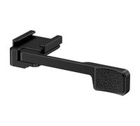 JJC Aluminum Alloy Hot Shoe Mount Thumbs Up Grip for Fujifilm GFX100RF Camera Hand Grip, Hot Shoe Cover Protection, Extra Cold Shoe Mount Design - Black