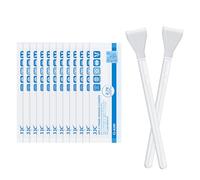 JJC APS-C Sensor Cleaning Swab Stick Microfiber Cloth 12pcs for 16mm APSC SLR DSLR & Mirrorless Digital Camera CCD CMOS