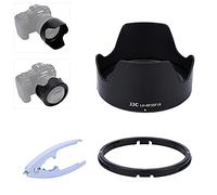JJC Bayonet Camera Lens Hood for Canon RF 35mm F1.8 MACRO IS STM Lens, Reversible Lens Hood with Adapter Ring & PVC Protective Pad, Reduce Lens Flare - Prevent Reflection - Protect Lens