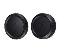 JJC Body Cap + Rear Lens Cap Set for Fujifilm X Mount Camera & Lens (1 Set)