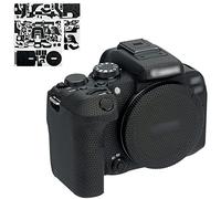JJC Camera Body Skin Sticker Body Protector for Canon EOS R10, 3M Anti-Scratch Sticker Protective Films Camera Protective Wrap Cover - Matrix Black