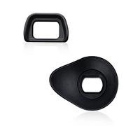 JJC Camera Eyecup Eyepiece for Sony Alpha A6300 A6000 NEX-7 NEX-6 Viewfinder, Soft Silicon Extended Viewfinder Protector Replaces Sony FDA-EP10 Eye Cup (2 Pack)