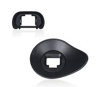 JJC Camera Eyecup Eyepiece for Sony Alpha A7III A7II A7 A7RIV A7R A7RII A7RIII A7S A7SII A9 A9II A99II A58, Soft Silicon Extended Viewfinder Protector Replaces Sony FDA-EP18 FDA-EP16 Eye Cup (2 Pack)