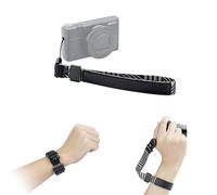 JJC Camera Wrist Strap with Quick Release, Hand Strap Lanyard for Sony DSC-RX100 VII VI RX100M7 RX10 III II HX99 WX500 WX350 for Ricoh GR IIIx III II Point and Shot Cameras, Silver Grey