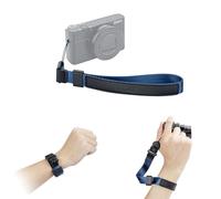 JJC Camera Wrist Strap with Quick Release, Hand Strap Lanyard for Sony DSC-RX100 VII VI RX100M7 RX10 III II HX99 WX500 WX350 for Ricoh GR IIIx III II Point and Shot Cameras, Blue