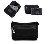JJC Compact Camera Case Pouch Sleeve for Canon G7X G9X SX620 Sony ZV-1 II ZV1 ZV-1F ZV1F RX100 VII VI VA IV Olympus TG-7 TG-6 TG-5 TG-4 Fuji XP140 XP130 XP90 & More Cameras below 4.4 x 2.6 x 1.5''