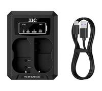 JJC Dual Battery Chargers with Type-C Port for Nikon EN-EL15 / EN-EL15a / EN-EL15b / EN-EL15c Battery, Charger for Zr, Zf, Z5, Z5II, Z6, Z6II D850 D810 D800 D750 D610 D600 D500 D7500 D7200 D7100