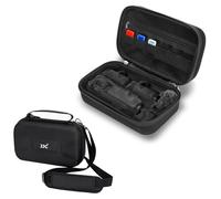 JJC EVA Osmo Pocket 3 Carrying Case for DJI Osmo Pocket 3 Creator Combo | Protective Case with 3 Micro SD Card Holder & Shoulder Strap, Water Resistant Pocket3 Storage Pouch Accessories for Travel