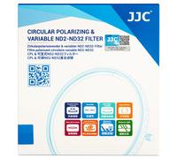 JJC F-NC82 Circular Polarizing & Variable ND2-ND32 Filter 82mm