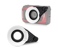 JJC FD-1 Flash Diffuser for Olympus Tough TG-7 TG-6 TG5 TG4 TG3 TG2 Cameras | Support Fully Diffused & Semi-open Diffusion Light, Dedicated Flash Diffuser Ring Close-up Macro Photography Accessory