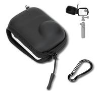 JJC GO Ultra Carrying Case, Carry Bag for Insta360 GO Ultra Accessories | Mini Protective Case with Carabiner, Hard Shell Compact Insta 360 Goultra, Storage Bag for Tripod & Selfie Stick (Semi Open)