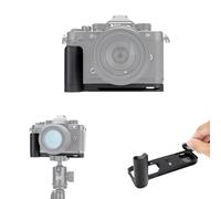JJC Hand Grip for NIKON Z F Camera, Quick Release Plate L Bracket Holder | Microfibre Leathe+Durable Aluminium Alloy, Compatible with NIKON FTZ II and FTZ Lens Adapter, Concealed Storage Compartment