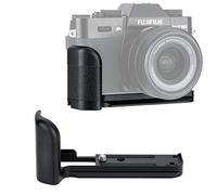 JJC HG-XT30 X-T30 Hand Grip, Arca Swiss Type Quick Release QR, Anti Slip Metal Holder Hand Grip Bracket, Aluminum Aloy, Compatible with Fuji XT30 XT20 X-T20