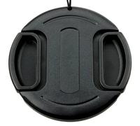 JJC LC-52 52 mm Snap On/Clip On Lens Cap Protection Cover with Keeper for DSLR Camera - Black
