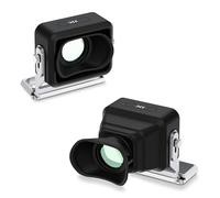 JJC LCD Viewfinder Compatible with Sigma BF, 3X Magnification Screen Viewfinder with 1/4"20 Hole Arca-Type Quick Release Plate with Peak Design Capture Camera Clip V3, Screen Sunshade Hood Silver