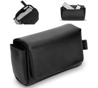 JJC Leather Compact Durable Camera Case Pouch with Magnetic Closure