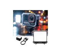 JJC LED Video Light for Insta360 Ace Pro 2,Waterproof Magnetic Insta 360 Ace Pro/Pro 2 Selfie Light,Rechargeable Insta 360 Acepro Series Auxiliary Fill Lighting with Brightness Levels for Vlogging