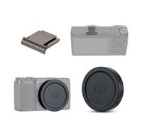 JJC Lens Cap with Hot Shoe Cover for Ricoh GR IV Digital Camera