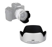 JJC Lens Hood for Canon EF-M 15-45mm f/3.5-6.3 is STM Lens on Canon EOS M50 M5 M6 Mark II M200 M100 M10 Replace Canon EW-53