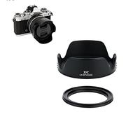 JJC Lens Hood with 52mm Adapter Ring for FUJI XC 15-45mm f/3.5-5.6 OIS PZ | Lens Sun Shade Cover for Canon EF 40mm f2.8/Fuji XF 18mm f2 R/NIKKOR Z 40mm f2 28mm f2.8, Blocks Stray Light & Ghosting