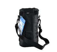 JJC Lens Pouch Case for Sigm. Tamro. 150-600mm Lenses Less Than 125x290mm | Polyester Foam lining Two-way zipper
