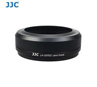 JJC LH-JX70II Black Lens Hood with Adapter Ring for Fujifilm FinePix X70 - Replaces LH-X70 - For Original Fuji Lens Caps