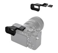 JJC Long & Deep Silicon Viewfinder Eyepiece with Shoe Cap for Sony A7CII (ILCE-7CM2), A7CR (ILCE-7CR) - Equipped & Secured via Camera Hot Shoe