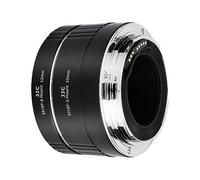 JJC Macro Extension Tube (12mm + 25mm) Auto Focus for Canon EF/EF-S Lens Cameras Close-up Macro Photography - Extension Ring Body Rear Lens Cap Set