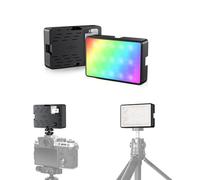 JJC Magnetic RGB Video Light, Portable Camera LED Timer Lighting for Sony ZV-E10 ZV-1 II ZV1F A6400 A6600 A7C A7SIII, 2500-8500K 360° Full Color 24 Effects 2600mAh Rechargeable Vlogging Light Panel