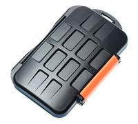 JJC MC-4 Robust and Waterproof Case for Memory Card (4x CF / 8x microSD / 8x xD)