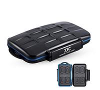 JJC MC-ST16 Water Resistant Memory Card Case (Fits 8 x SD, 8 x Micro SD Cards)