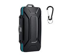 JJC Memory Card Case 24 Slots Carrying Water-Resistant Holder Storage for 12 SD SDHC SDXC and 12 CFexpress Type A Cards with Carabiner