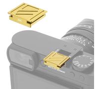 JJC Metal Cover Cap Compatible with Leica Q3, Q3 43, Q3 Monochrom, Q2 Digital Cameras, Full-Coverage Design, Scratch-Resistant, Dust-Proof & Stain-Proof (Gold)