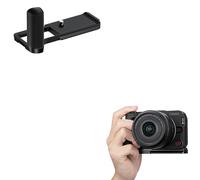 JJC Metal Hand Grip Compatible with Canon R50V, Arca Type, Black