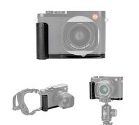 JJC Metal Hand Grip Quick Release Plate for Leica Q3 Q343 Digital Camera | 1/4"-20 Nuts for Tripod|Aluminium Alloy with Microfibre|Change Battery & Memory Card without Removing