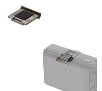 JJC Metal Hot Shoe Cover Cap Compatible with Ricoh GR4, GRIV, GR IV HDF, Monochrome Digital Camera, Hot Shoe Cap with Silicon Plate, Anti-Dust-Proof & Stains, Replace Original GK-2 Cap (Dark Grey)
