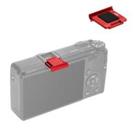 JJC Metal Hot Shoe Cover Compatible with Ricoh GR4 GR IV HDF Monochrome Red