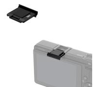 JJC Metal Hot Shoe Cover with Silicon Plate Compatible with Ricoh GR4, GRIV, GR IV HDF, Monochrome Digital Camera, Hot Shoe Cap , Anti-Dust-Proof & Stains & Scratch (Black)