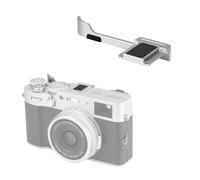 JJC Metal Hot Shoe Thumbs Up Grip for Fujifilm X100VI X100V X-E4 XE3,Silver