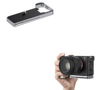 JJC Metal L-Shape Hand Grip Compatible with Sony A7C II, A7C R, Silver