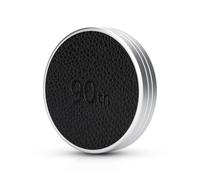 JJC Metal Lens Cap for Fuji Insta. Mini EVO Photo Camera, Mini EVO Accessories Aluminum Lens Cover Protector with Leather Surface & Soft EVA Interior, Black