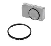JJC Metal Lens Decoration Ring Compatible with Ricoh GR IV GR4 Camera Replaces Ricoh Original Ring Cap GN-3 (Black)