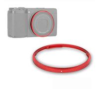 JJC Metal Lens Decoration Ring for Ricoh GR III GR3 GR III HDF Camera, Red | Replaces Ric. Original Ring or Accessory GN-1 Ring, Aluminium Alloy, Decorates Camera, Lightweight 3g, Precision Fit