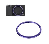 JJC Metal Lens Decoration Ring for Ricoh GR IIIx GR3x Camera, Purple | Replaces Ric. Original GN-2 Ring Cap, Aluminium Alloy, Decorates Camera, Lightweight 4.7g, Precision Fit