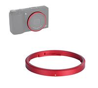 JJC Metal Lens Decoration Ring for Ricoh GR IIIx GR3x Camera, Red | Replaces Ric. Original GN-2 Ring Cap, Aluminium Alloy, Decorates Camera, Lightweight 4.7g, Precision Fit