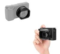 JJC Metal Lens Hood Compatible with Ricoh GR IV GR4 GR HDF Monochrome | Square Closure Sunshade, Easy Installation, No Vignetting, Protective Metal Build