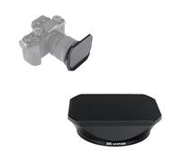 JJC Metal Square Lens Hood for FUJI. XF 16-50mm f/2.8-4.8 R LM WR, XF33ｍｍF1.4 R LM WR Lens with Slide Design Hood Cap