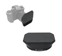 JJC Metal Square Lens Hood for FUJI. XF14mm F2.8 R Lens and XF18-55mm F2.8-4 R LM OIS Lens with Slide Design Hood Cap - Replaces FUJI. 14/18-55